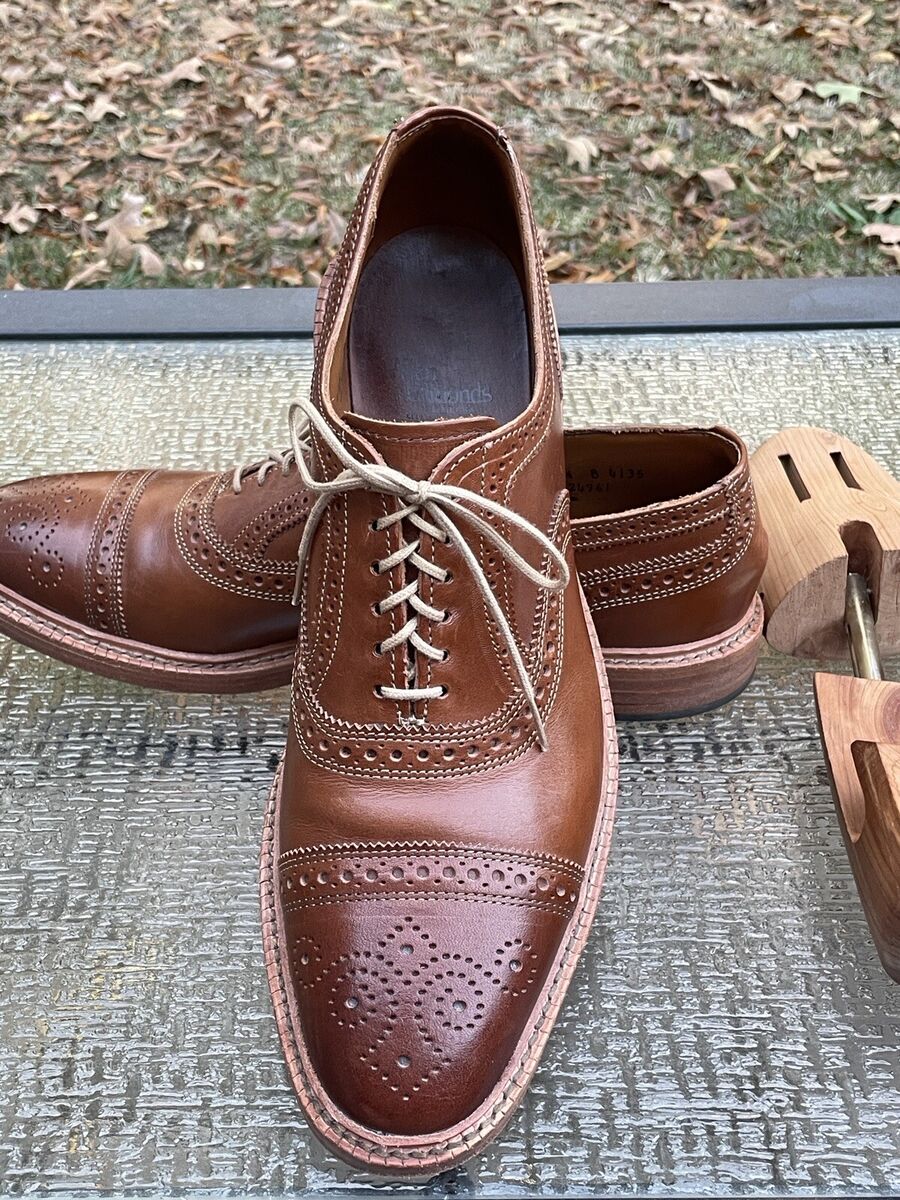 Allen Edmonds Elgin Cap Toe Perf Brogued Oxford Men's Size Allen Edmonds Elgin Cap Toe Perf Brogued Oxford Men's Size