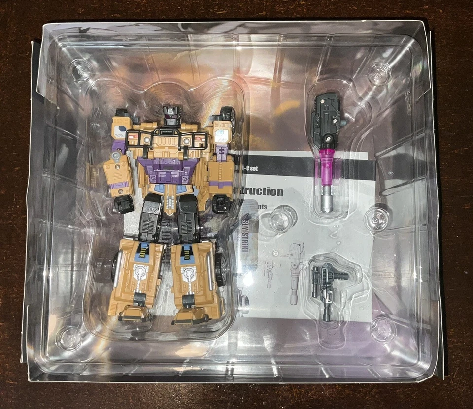 变形金刚 Warbotron-Combaticons-Bruticus 套装 (5)-WB01-A、B、C、D、E,完整 — 第 4/4 张图片