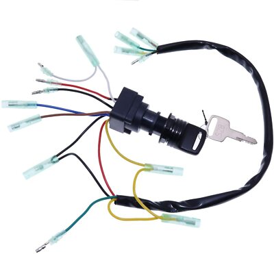 Control Box Ignition Main Switch Key Assy for Yamaha 2-stroke 4-stroke Outboards