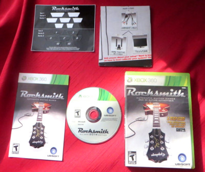 Rocksmith (Microsoft Xbox 360, 2011)  CIB Tested