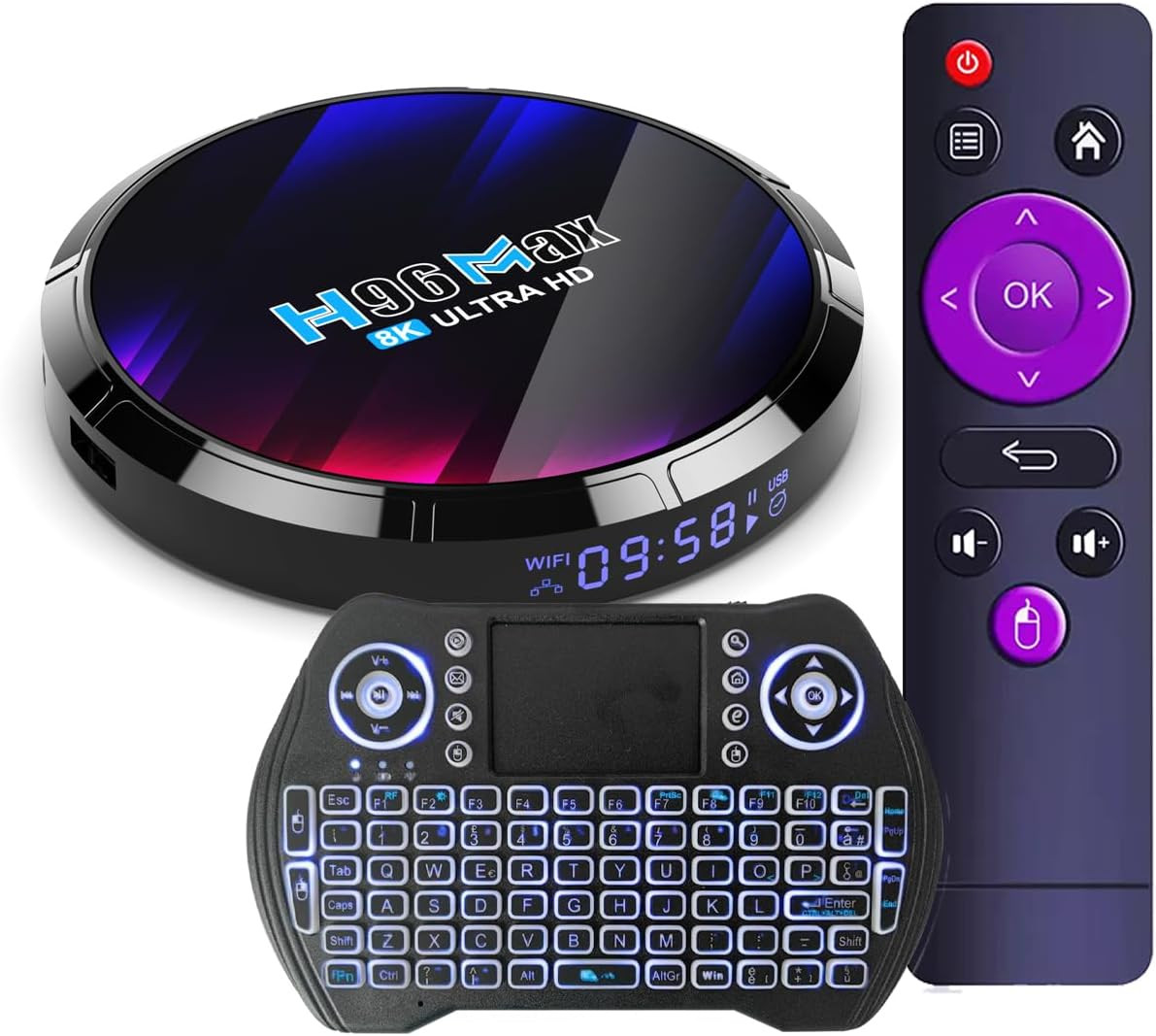 Android TV Box, Smart TV Box Ultra 8K HDR10, Android...