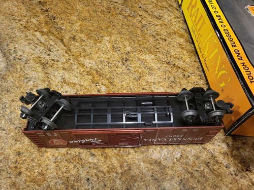 READ MTH Rail King Pennsylvania 28667 "Route of the Turbine" Box Car #30-7437 - Picture 9 of 9