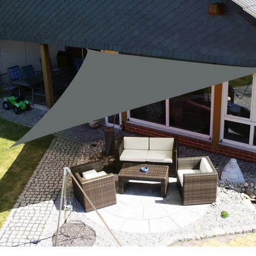 Waterproof Shade Sail Patio Awning Outdoor Garden Pool Sun Canopy Shelter Cover - Picture 183 of 606