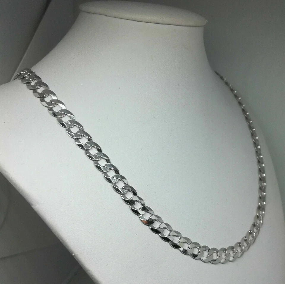 COLLANA ARGENTO UOMO 925 RODIATO GRUMETTA MAGLIA PIENA cm 60 - 25 EXPLOIT - Immagine 3 di 4