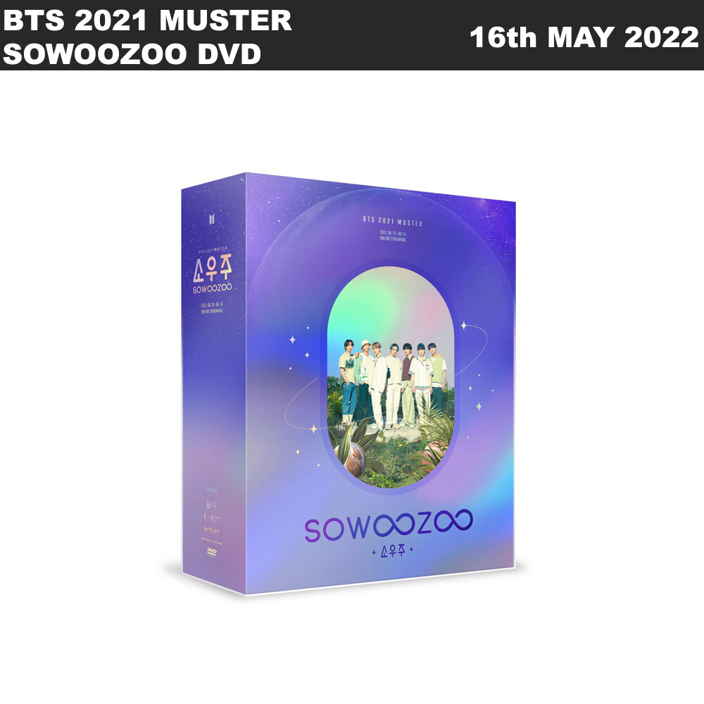 BTS 2021 MUSTER SOWOOZOO  DVD ソウジュ BTS 2021 MUSTER SOWOOZOO DVD Ver Disc+Photobook+Photocard+