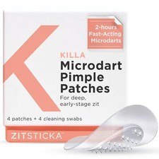 ZitSticka KILLA Patch 4 Count Microdart Zit Treatment for Hard to Reach Pimples