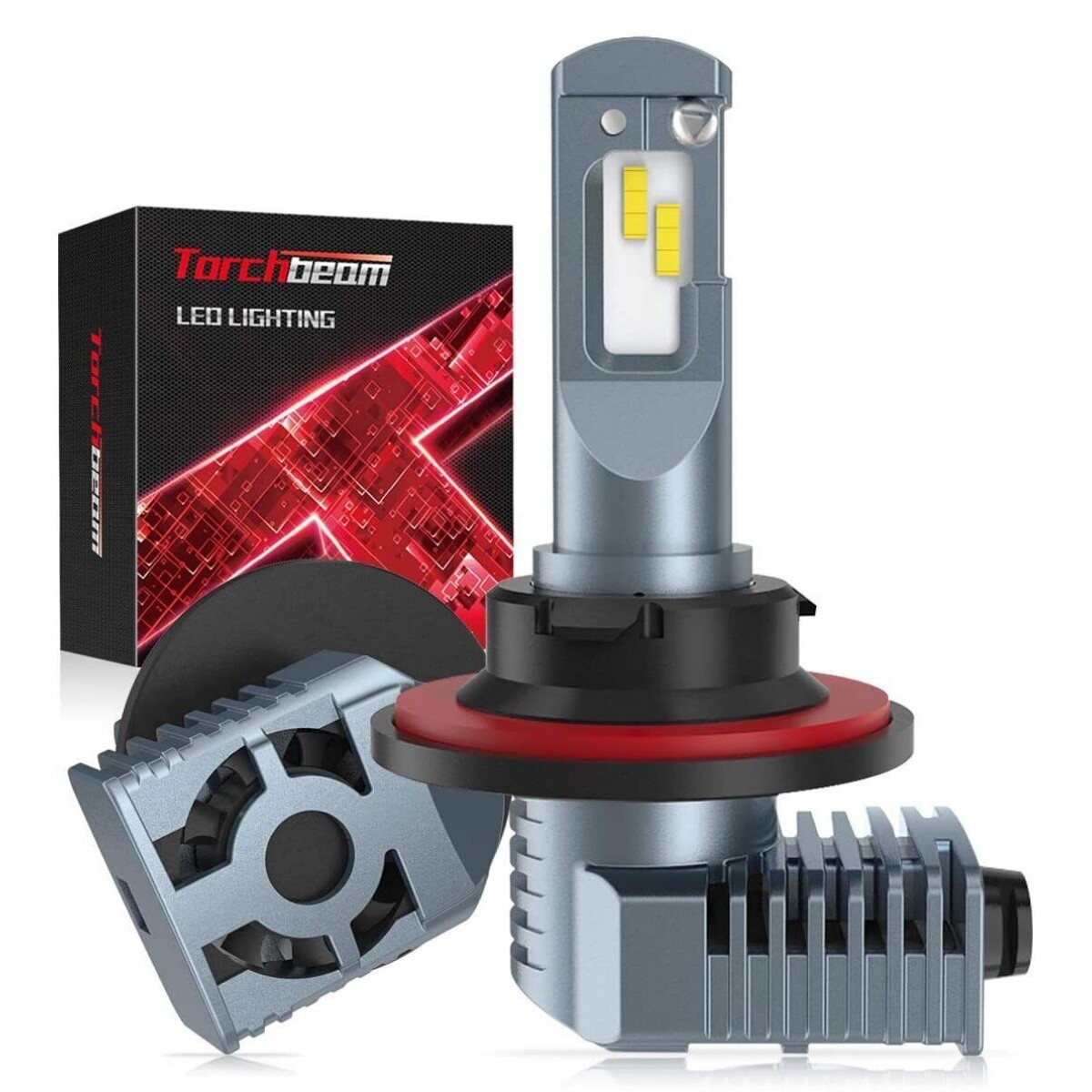 Torchbeam H13 9008 LED Headlight Conversion Kit with Cooling Fan