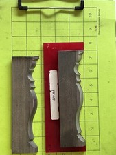 5/16 Corrugated High Speed Steel Molding Knives - Crown Molding Profile -