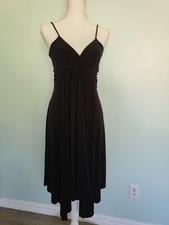 Women's Cocktail Dress, Little Black Dress, Black Sexy Spaghetti Strap Size M