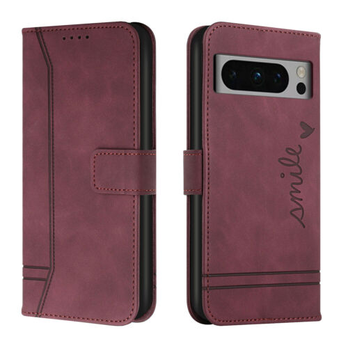 Flip Leather Wallet Stand Cover Case Cover for Google Pixel 7 8 6 Pro 6A 7A - Picture 16 of 17