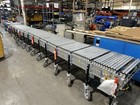 Best Flex 28 In. Powered Roller Conveyor Zero Pressure Accumulation 38 Foot Long