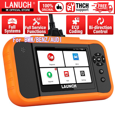 LAUNCH Creader Elite 2.0 KFZ Diagnosegerät OBD2 ABS TPMS SRS für Benz/BMW/Audi