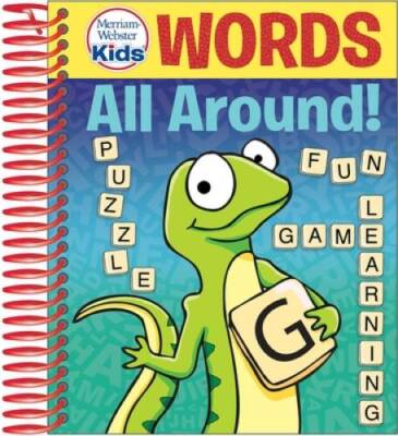 Merriam-Webster Kids - Words All Around - Puzzle Activity Workbo - VERY GOOD