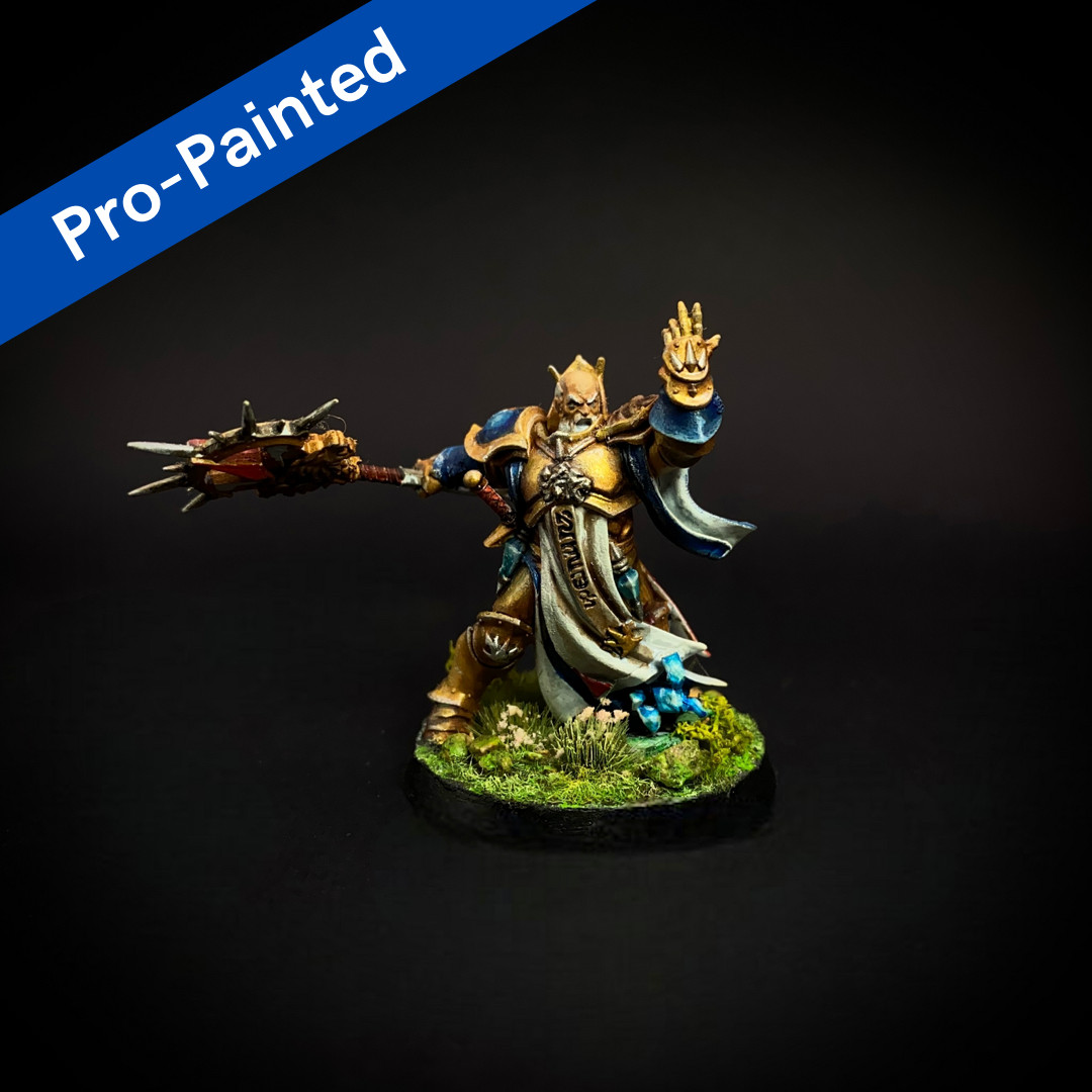 Figurine peinte Lord-Arcanum Stormcast pour tournoi Warhammer AoS