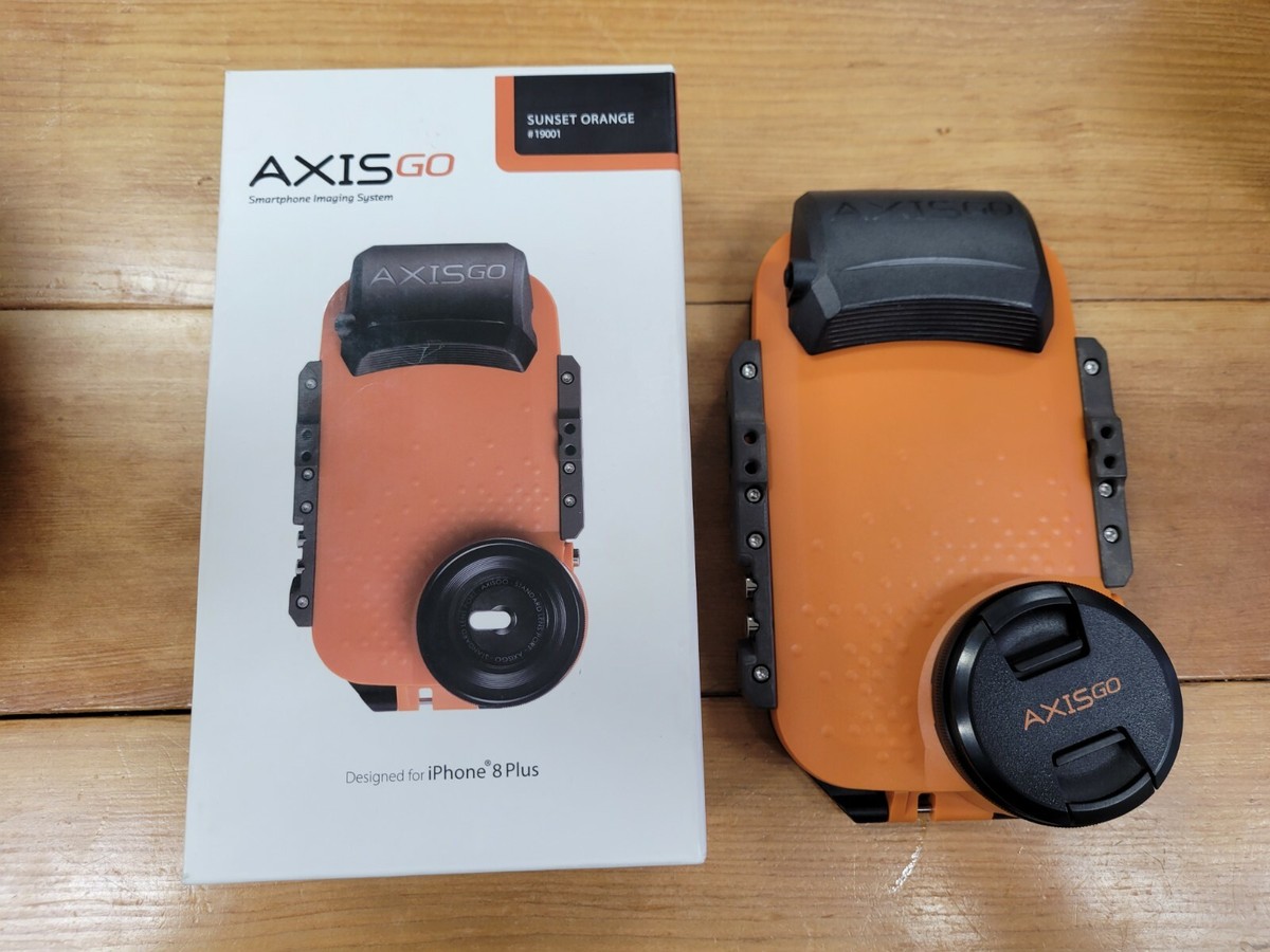 Axis Go Waterproof Phone Camera Case iPhone Plus Orange