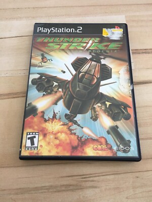 ThunderStrike: Operation Phoenix (Sony PlayStation 2, 2001) Cib With Manual
