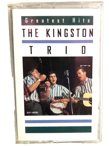 The Kingston Trio Greatest Hits Cassette Tape 1995 S41-18249 CEMA Folk Guitar