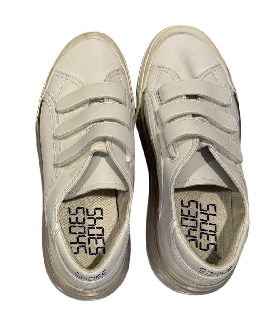 靴 shoes53045 Shoes 53045 Women's White Sneak'Air Scratch Low Top Hook Eye