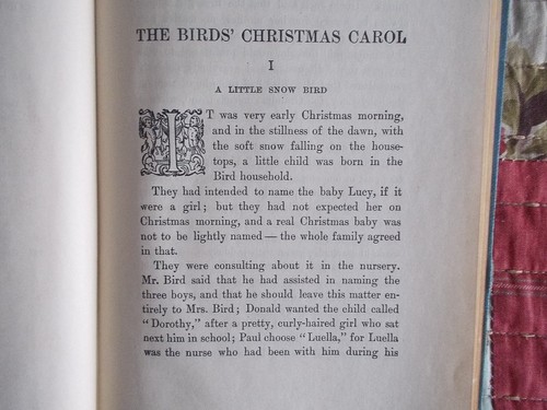 Kate Douglas Wiggin The Birds' Christmas Carol 1916 Houghton Mifflin Blue HC - Picture 9 of 24