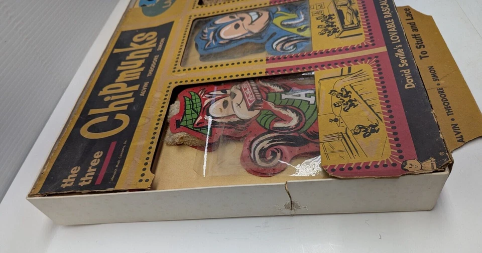 Juego de cosas y encaje The Three Chipmunks Alvin Theodore Simon caja de colección Foto 3 de 4