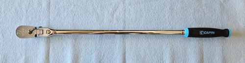 Capri Tools CP90S12FXL 90 Tooth Extra Long 1/2" Drive Locking Flex Head Ratchet