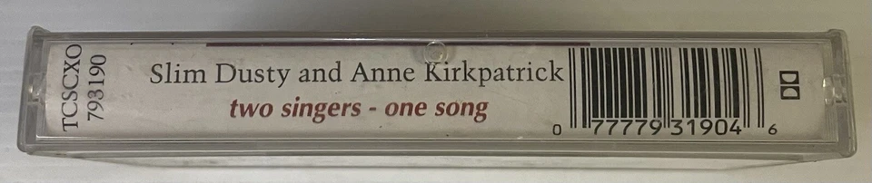 Slim Dusty Two Singers One Song Music Cassette Tape TCSCXO 79319 EMI 1989 - Image 3 of 4