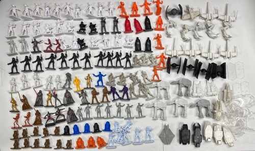Star Wars Comando Esercito Uomo Lotto 157 Pezzi Con Lotto Figurine E Navi - Foto 4 di 4