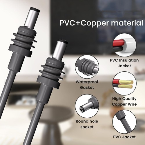 DC To DC Power Cable Grey 18AWG IP68 Water Resistant Fast DC To DC Chargin - Picture 23 of 39
