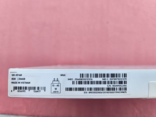 Samsung Galaxy Tab S9 FE 5G 256GB Mint SM-X516B Android Tablet 10,9 Zoll - Afbeelding 4 van 5