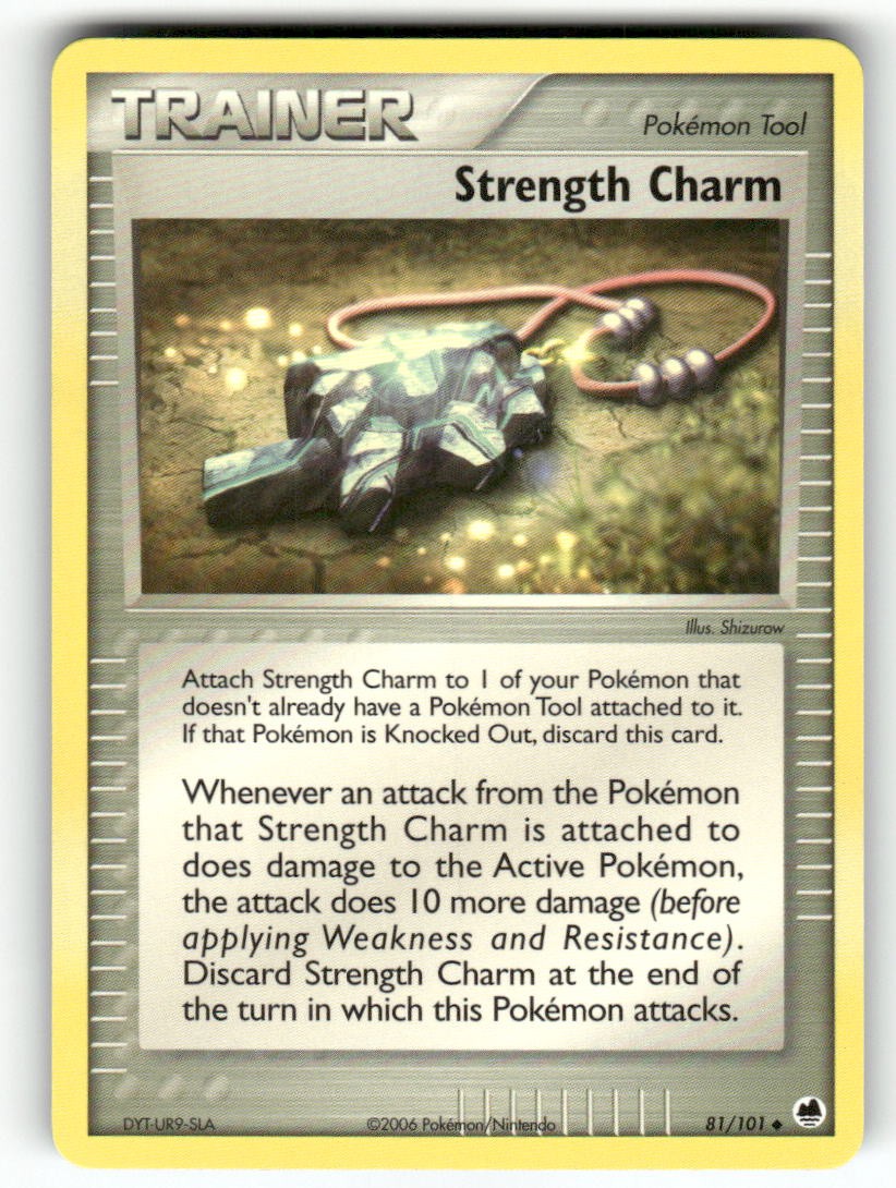 Strength Charm 81/101 - UC Dragon Frontiers Pokemon NM
