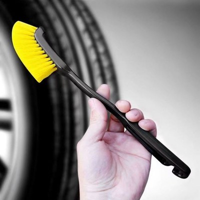 Car Tire Rim Scrub Brush Cleaner Auto Wheel Hub Brush Cleaning Tool Accessories