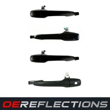 New Front Rear Outside Door Handles Set Black For 04-09 Mazda 3 03-08 Mazda 6