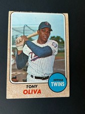 1968 Topps Baseball #165 Tony Oliva EX Minnesota Twins HOF