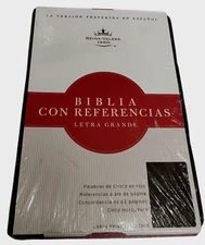 RVR 1960 BIBLIA CON REFERENCIAS/NEGRO PIEL FABRICADA/By B & H Espanol Editorial/