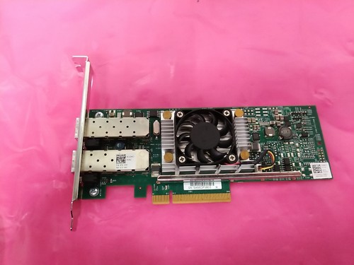 Dell Broadcom 57810 Dual Port 10GbE Network Adapter N20KJ FH Bracket - Afbeelding 1 van 3