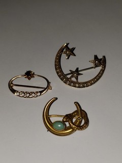 14k(2.2g) 10k(2.5g) Pins Selling For Scrap See Pics And Description