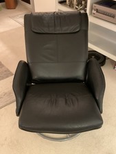 Drehsessel Kunstleder Schwarz/Ikea Sehr Guter Zustand Etwa 15 Jahre Alt Vintage