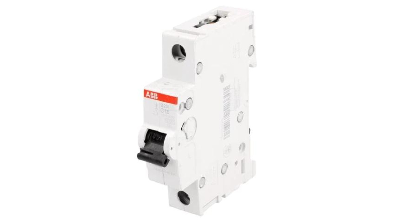 S201-C1.6 Circuit breaker 230/400VAC Irated: 1.6A Poles: 1, 6kA /T2UK