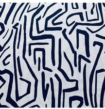 Harlequin Curtain Fabric MELODIC  Japanese Ink/Origami Linen Mix Design by meter