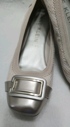 Anne Klein Akunice Women’s 9M Slip On Shoes Flats Ballet Beige Snake Print Gold - Bild 5 von 15