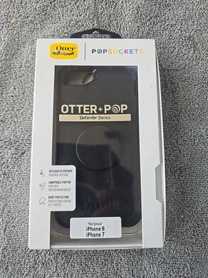 OTTERBOX Otter + Pop Defender Series Case for Apple iPhone 7/8/se - Black