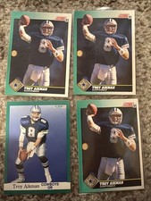 1991 Score - Troy Aikman #225 (3) & 1 1991 Fleer