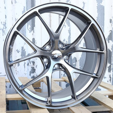 19 Inch Staggered Set Bbs Ria Ri-a Style Wheels Rims 19x8.5 19x9.5 5x114.3