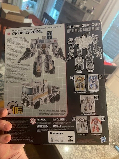 Transformers Combiner Wars Voyager Class Battle Core Optimus Prime 🏭 Sellado Foto 2 de 2