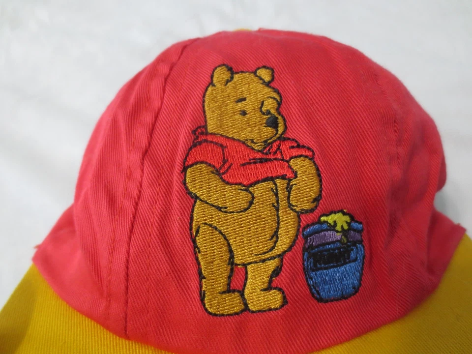 Vtg Disney Winnie the Pooh Ball Cap Hat Infant Elastic Back - Image 2 of 4