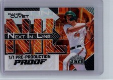Daniel Cuvet 2025 Leaf Metal Baseball 1/1 Pre Production Proof