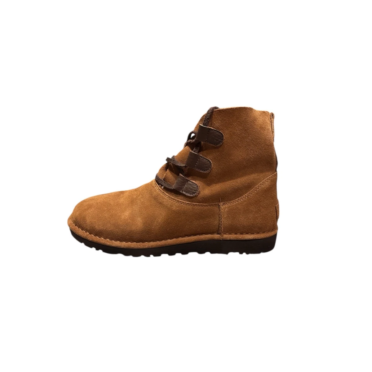 Ugg Elvi chestnut boots men’s 10 lace up suede style 1017534 UGG Neumel Chestnut Suede Lace Up Sheepskin Boots 1120728  main image 3