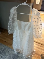 Lulus Large White Mini Dress