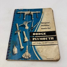 1950s Dodge Plymouth Truck Special Service Tools Manual Miller D-708 Catalog