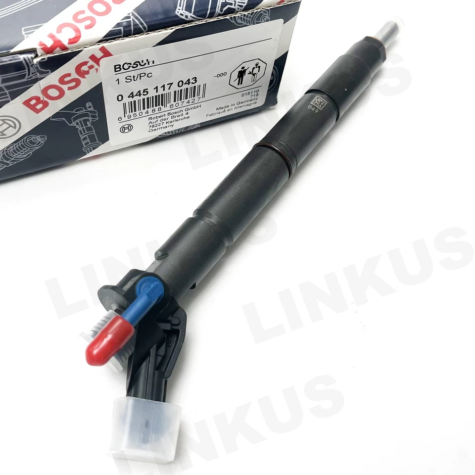 1x Inyector de combustible 0445117043 para Ford Powerstroke F250 F350 Super Duty 15-19 6,7 L Foto 3 de 4